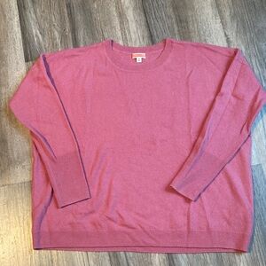 J. Crew Boyfriend Fit 100% Cashmere Crewneck Sweater